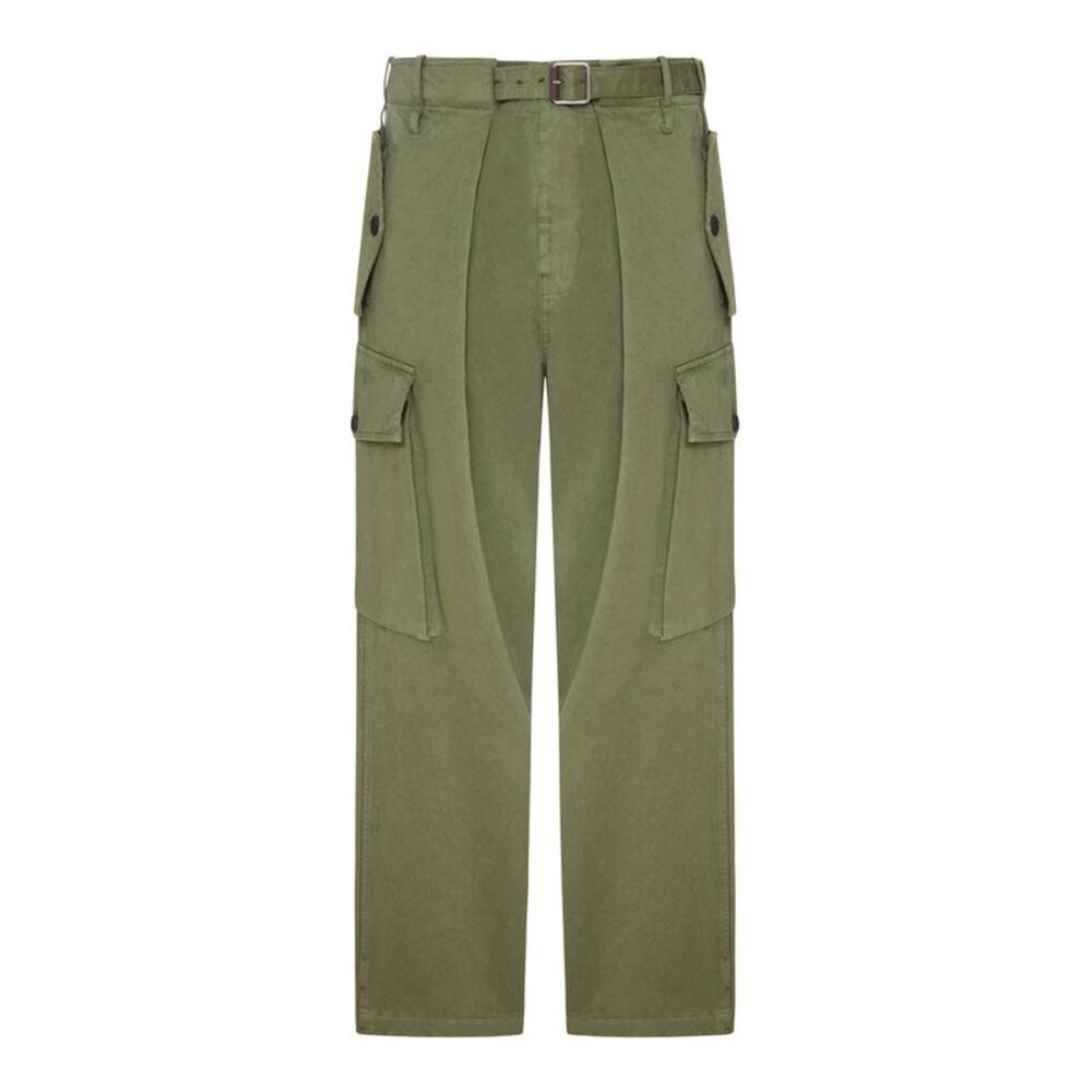 Loewe Men Cotton Cargo Pants